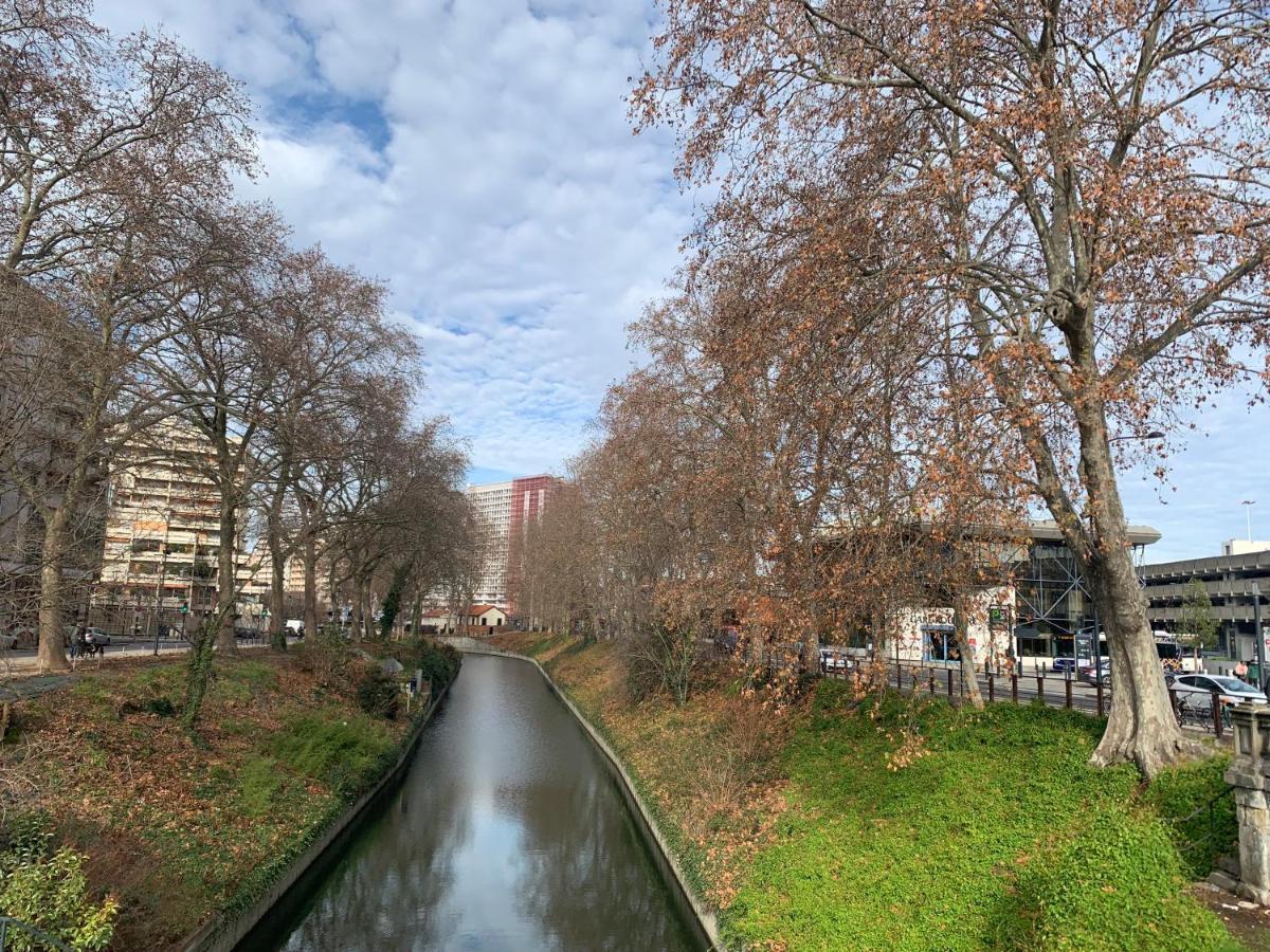 Gare Matabiau Toulouse Agreable Appartement Au Bord Du Canal Exterior photo